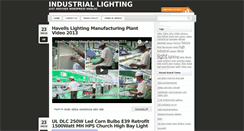 Desktop Screenshot of industriallightingstore.biz