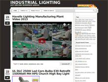 Tablet Screenshot of industriallightingstore.biz